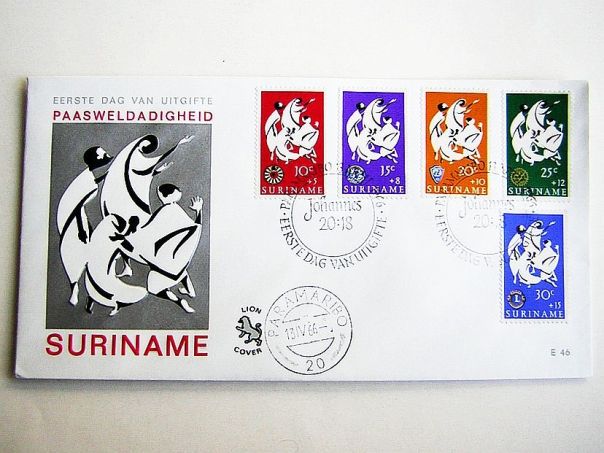 1966 Paasweldadigheid Suriname - (5728)